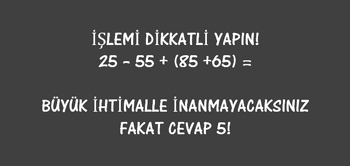 Basit Bir İlkokul Matematiği Sorusu Ne Kadar Kafa Karıştırıcı Olabilir?