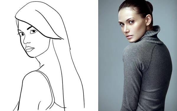 1. Просто взгляните на фотографа "через плечо".