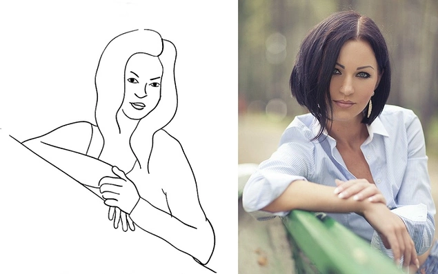 Используйте диагональ в сидячих позах, опираясь на что-либо.