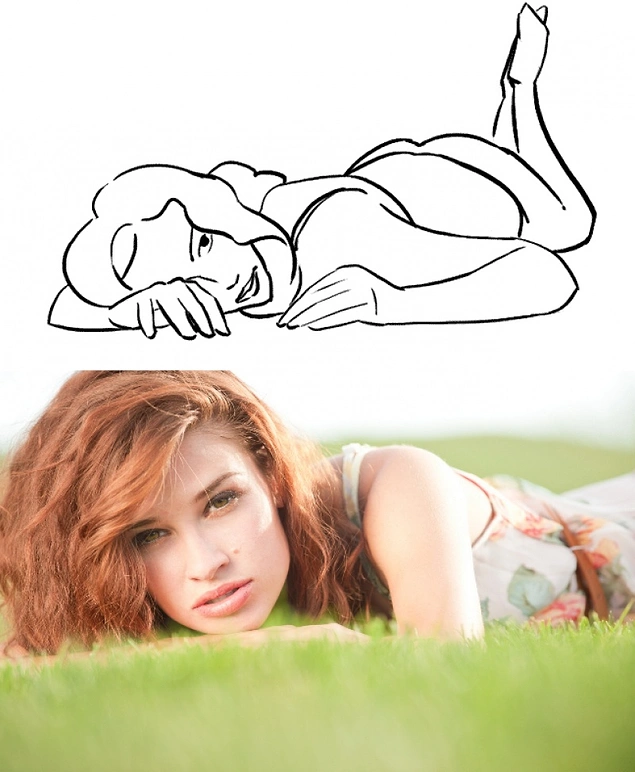 Невинная, милая и игривая. Особенно красиво смотрится на траве.