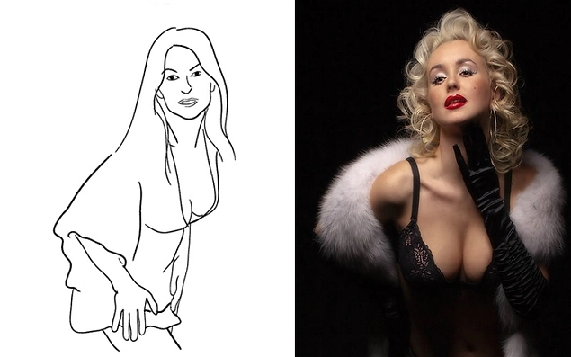 Поза "грудь вперед". Дерзко и возбуждающе.