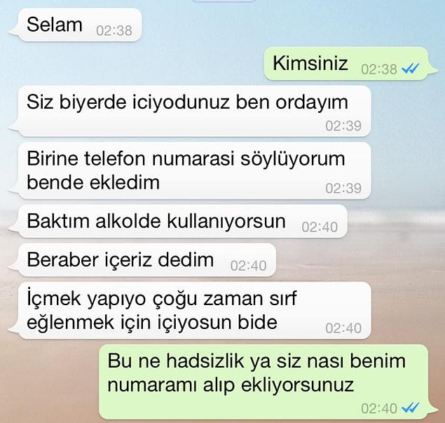 2. “E sen de cevap vermeseydin” idiyotları.