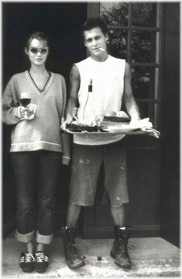 18. Johnny Depp ve Kate Moss.