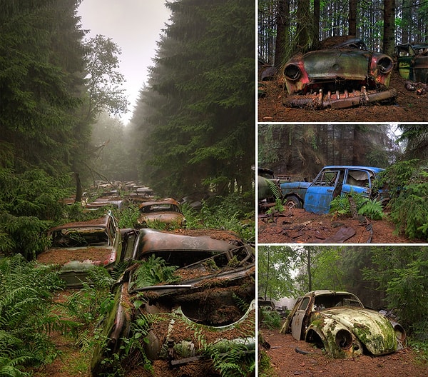 8. Кладбище автомобилей, Бельгия