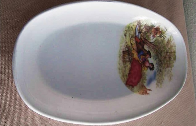 4. Her şeye dayanıklı melamin tabak.