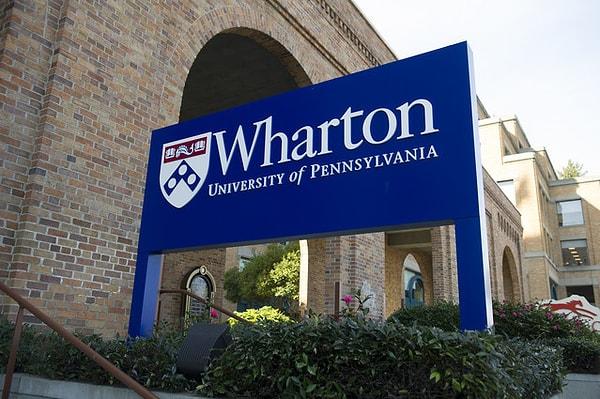 1. Pennsylvania Üniversitesi - The Wharton School