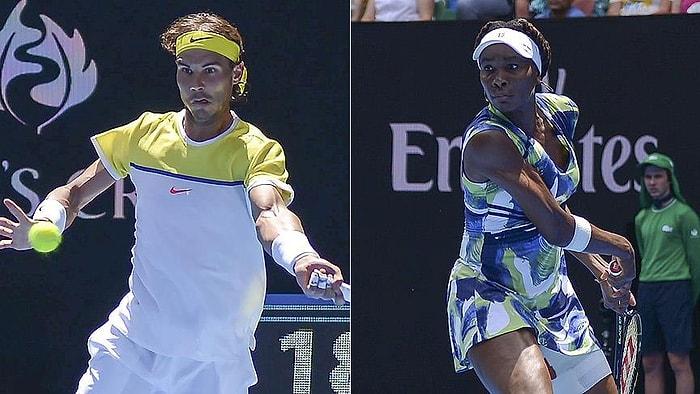 Avustralya Açık'ta Nadal ve Venus Williams İlk Turda Elendi