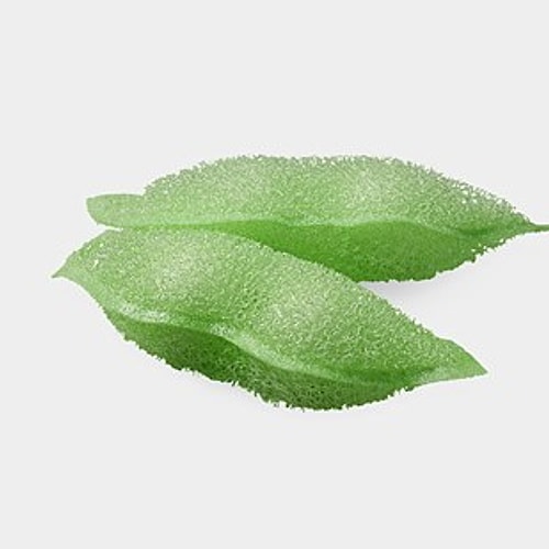 Soya fasulyesi şeklinde şişe temizleyici süngerler