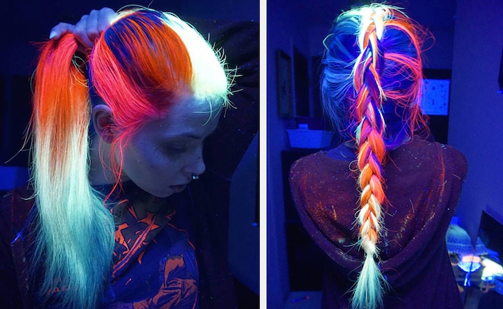 Новый тренд 2016-го: светящиеся в темноте волосы