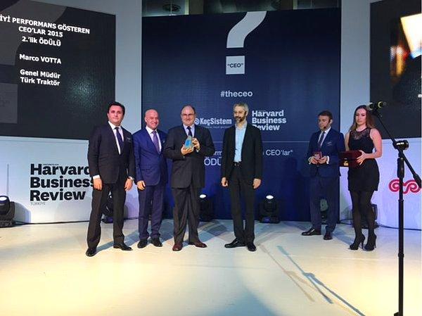 Marco Votta, Türk Traktör: En İyi Performans Gösteren CEO - İkincilik Ödülü