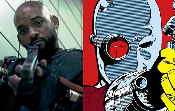 Дэдшот (Уилл Смит), снайпер и стрелок.