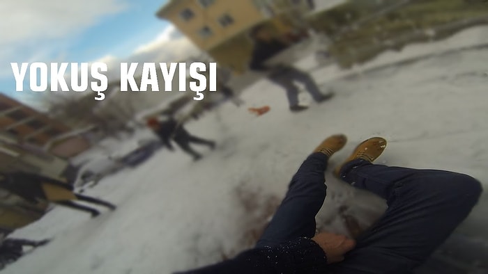 Ata Sporumuz Karda Poşetle Kayma Deneyimini GoPro ile Yeniden Yaşayın!