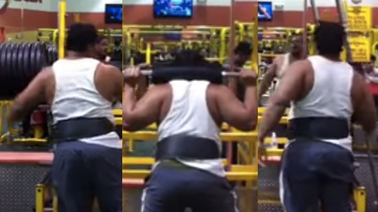 Görmemişin Kası Olmuş Tutmuş 390 Kiloluk Ağırlığı "Adam Gibi" Kaldıramamış