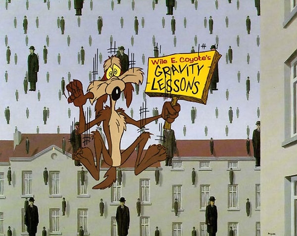 Рене Магритт "Голконда"