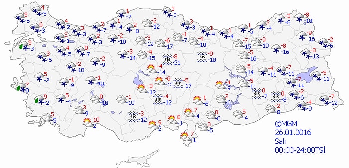 Aşırı Soğuk Hava Hafta Ortasına Kadar Etkili Olacak