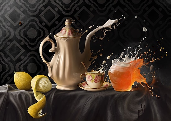 Фотореалистичные картины, написанные ПАЛЬЦАМИ!