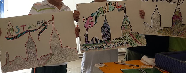 2. Bizden daha büyük olan resim defterleri