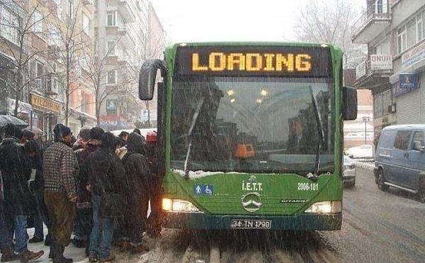 9. Hangisi İstanbul'da bir otobüs hattıdır?