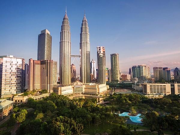 10. Kuala Lumpur, Malezya: 11.6 milyon yabancı ziyaretçi