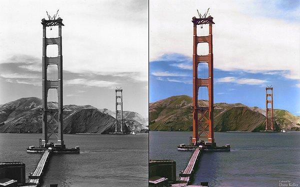 18. Golden Gate Köprüsü'nün inşaatı | 1935