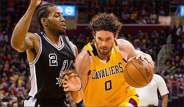 Cavaliers, Spurs'ü "Büyük 3'lü"süyle geçti