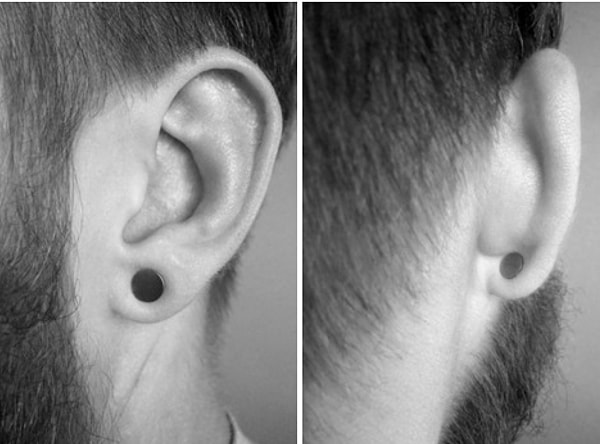 3. Пирсинг для ушей на магнитах.