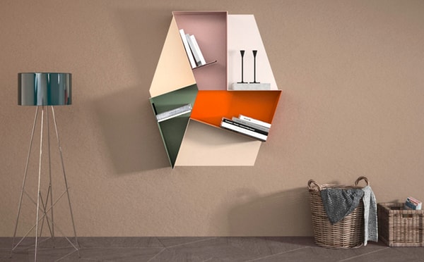 16. Набор из ярких геометрических полок: