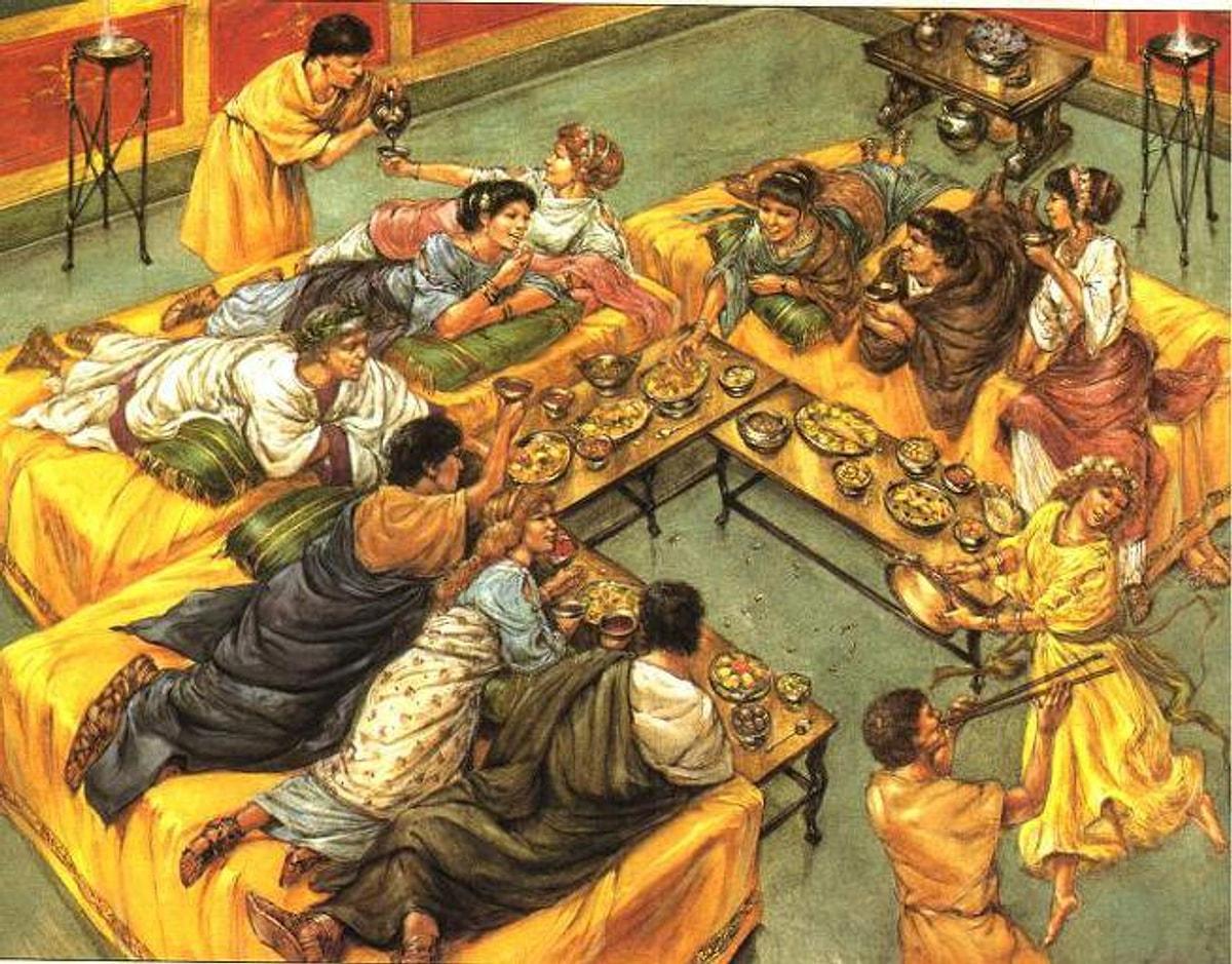 Кухня в древнем Риме