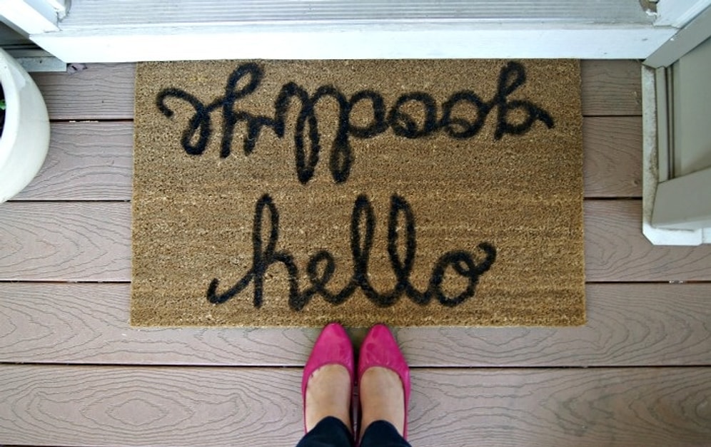 Evinize Gelen Misafirleri Kapıda Mükemmel Karşılayacak El Emeği Göz Nuru 17 Paspas