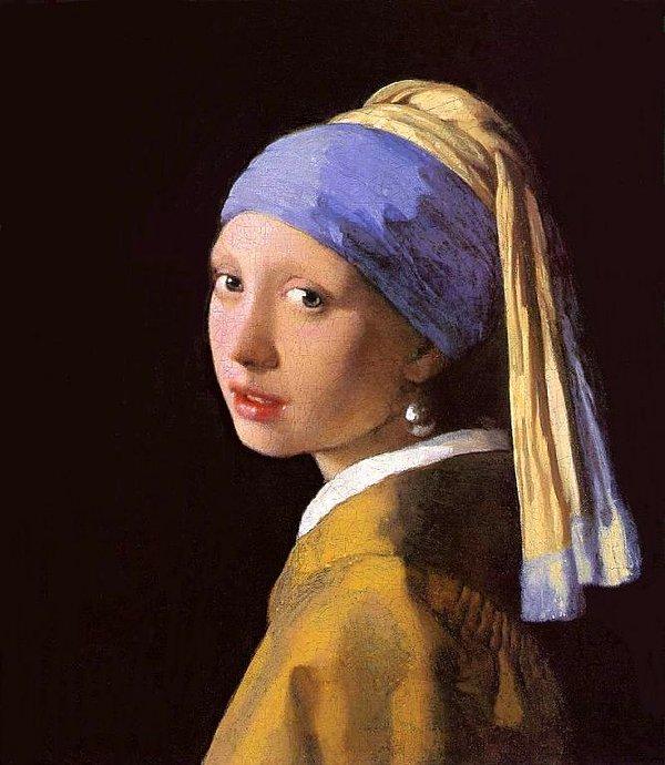 7. İnci Küpeli Kız - Johannes Vermeer