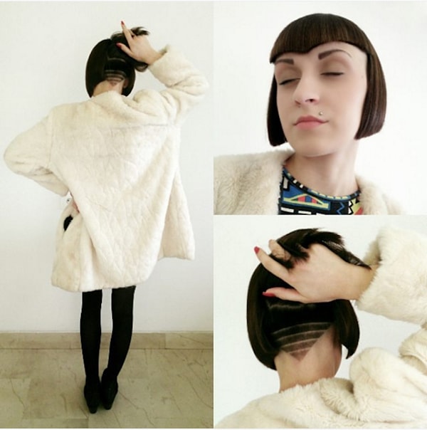 8. "Причесать" затылок.