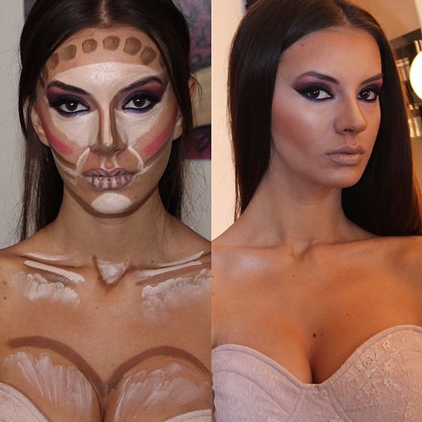 Те, кому мало скульптурировать лицо, перенесли эту технику для подчёркивания красоты тела.