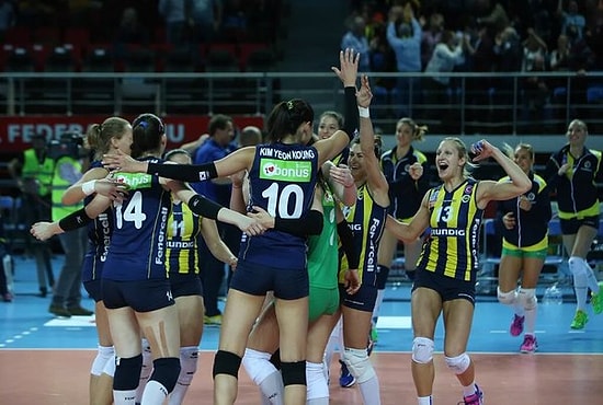 CEV Şampiyonlar Ligi Maçında Fenerbahçe Rakibine Set Vermedi