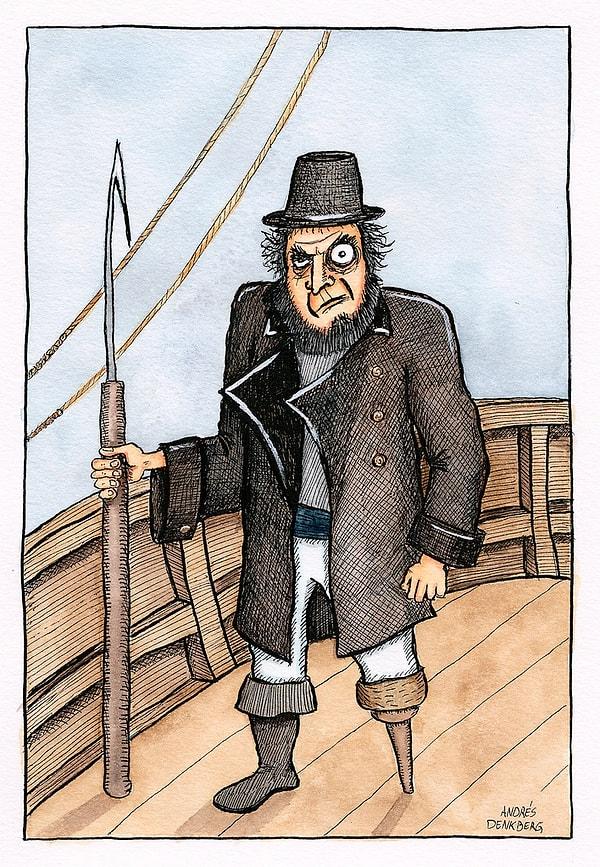 16. Kaptan Ahab ( Herman Melville, Moby Dick)
