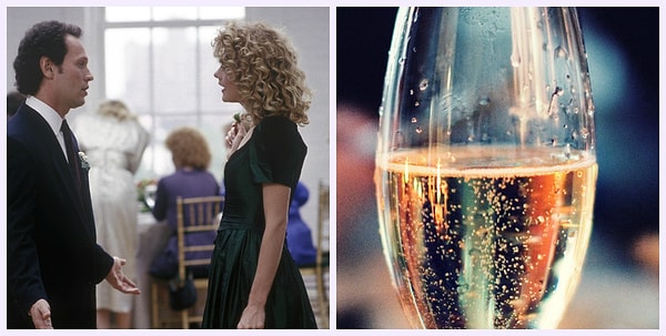 6. "Когда Гарри встретил Салли" + шампанское