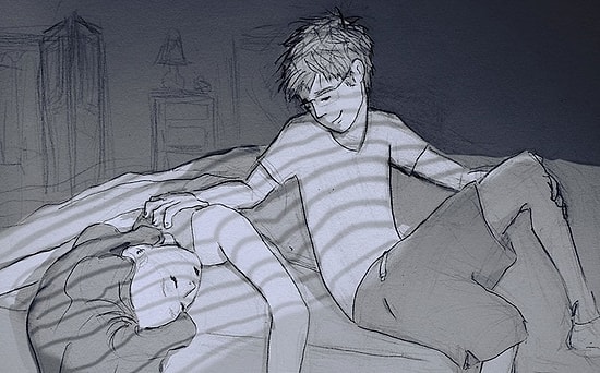 20 иллюстраций о любви мужа к жене