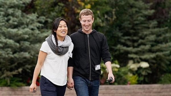 4. Herkese uymasa bile, hem hayat tarzları hem de alışılmışın çok dışında stilleriyle Mark Zukerberg ve Priscilla Chan