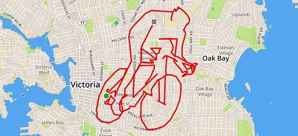 1. Strava, koşucuların ve bisikletçilerin yaygın olarak kullandığı, sporcu dostu bir GPS uygulaması. Buraya kadar her şey sıradan.