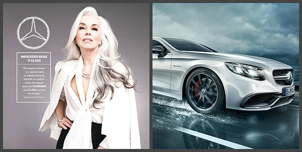 1. Mercedes-Benz S-класс от Ясмины Росси - стильная и элегантная, уверенная в себе бизнесвумен