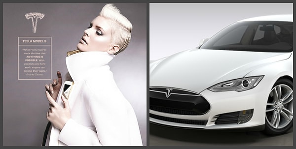 12. Tesla от Андреи Дебевч - футуристичная, высокотехнологичная леди