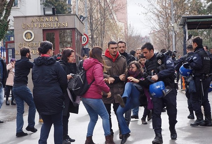 Ankara Üniversitesi'nde 15 Gözaltı