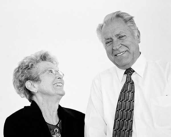 12. Мервин и Каролин Бекстрэнд: 56 лет в браке