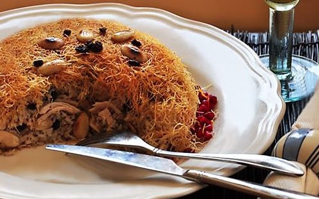 13. Tel Kadayıflı Pilav
