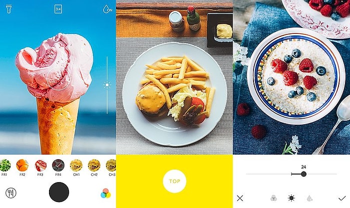 Line'ın Yeni Kamera Uygulaması, Yemeğinizin Fotoğraflarını Daha İyi Çekmenizi Sağlıyor