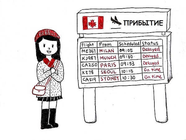 5. Самый лучший день в году - день его прилета