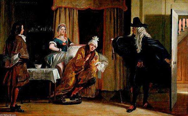 Molière, Hastalık Hastası olarak Türkçe’ye çevrilen Le Malade Imaginaire oyununu sahnelerken fenalaşıp ve öksürük krizine girmişti.