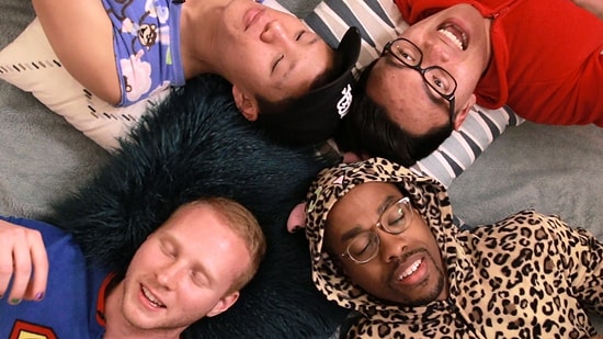 Пижамная вечеринка для мальчиков