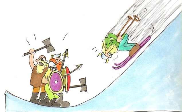 12. Tarihte bilinen ilk kayakçılar Vikinglerdi
