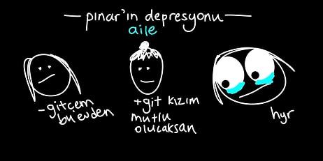 25 Çizimde Kendinizi Bulacağınız İnternetin En Komik Bunalım Hali: Pınar'ın Depresyonu