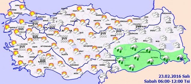 Bölgelerimizde Hava